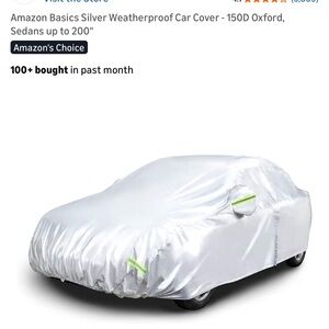 Silver Car Cover for Sedans